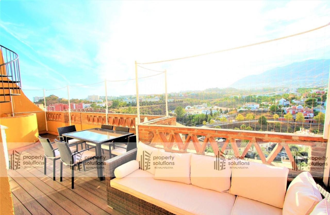Atico Deluxe - Gran Terraza Con Vistas Panoramicas - Piscina - Parking Gratis Appartement Benalmádena Buitenkant foto