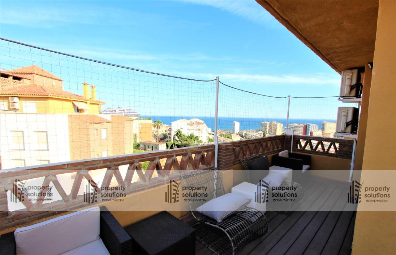 Atico Deluxe - Gran Terraza Con Vistas Panoramicas - Piscina - Parking Gratis Appartement Benalmádena Buitenkant foto