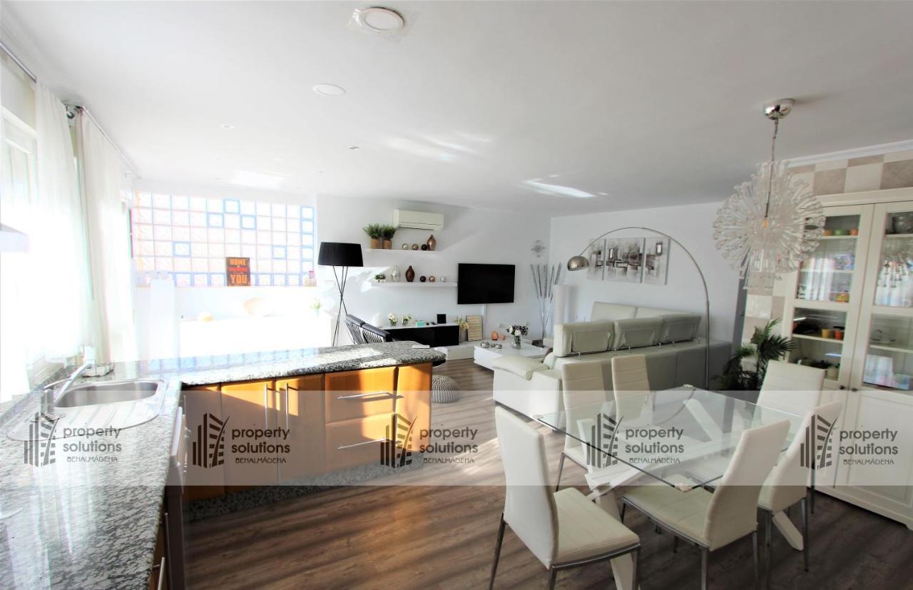 Atico Deluxe - Gran Terraza Con Vistas Panoramicas - Piscina - Parking Gratis Appartement Benalmádena Buitenkant foto
